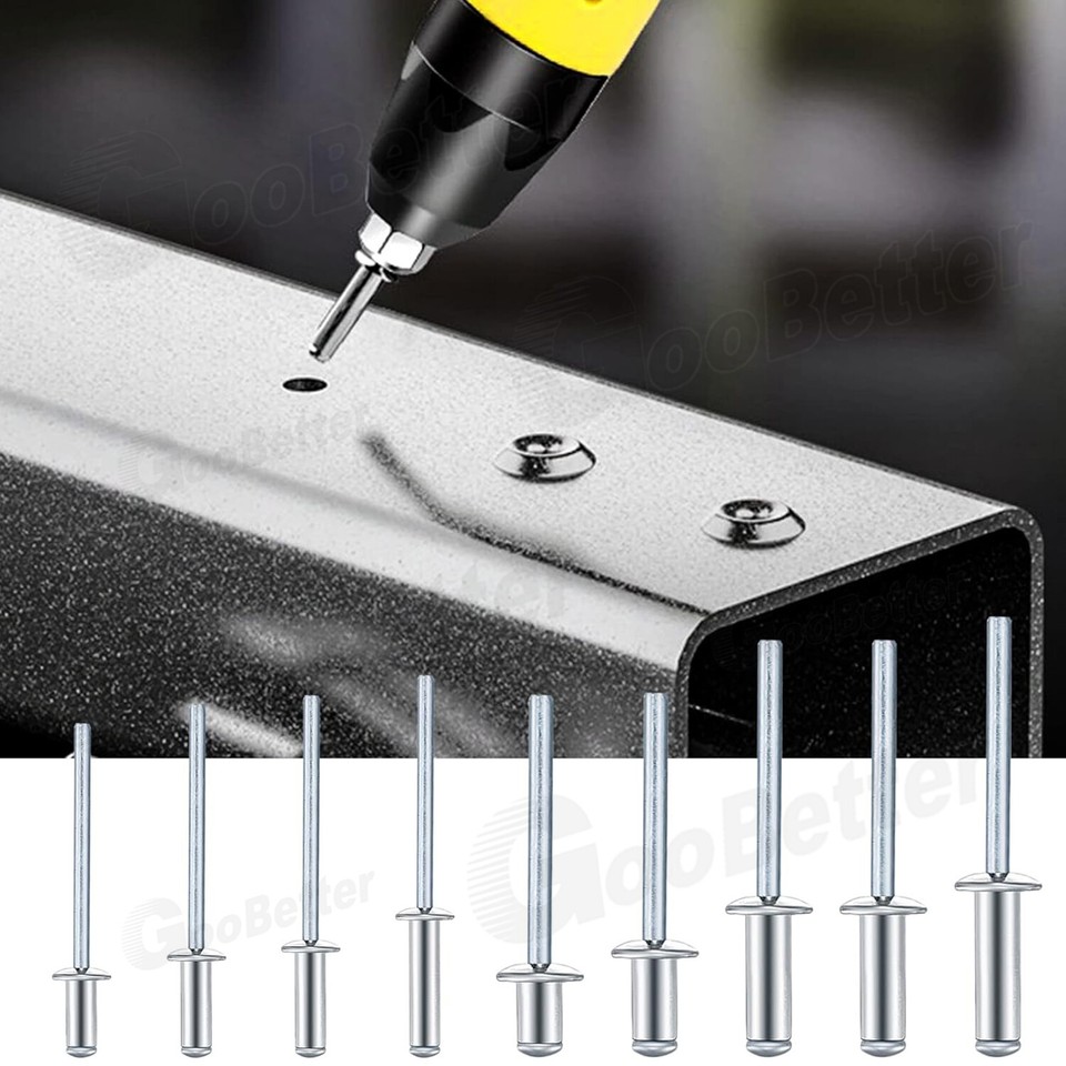 Prn1 Rivet Set 500pcs Pop Rivets Assortment Kit Aluminum Blind Rivets 14 Sizes Blind ...