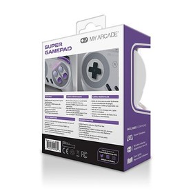 MY ARCADE Super Gamepad Wireless Turbo Controller for NES & SNES Classic Edition