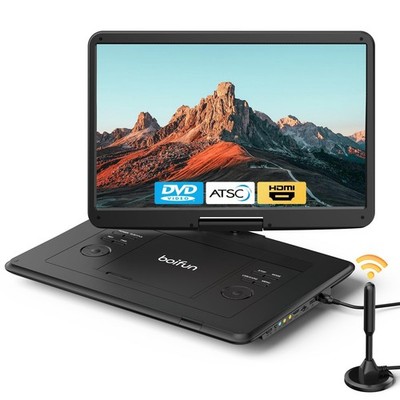 BOIFUN 162 Portable DVD Player Combo with 15.6