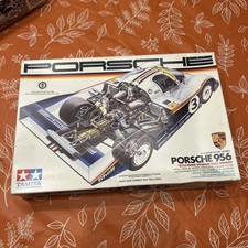 Vintage Tamiya model kit 2447A Porsche 956 83'LE Man's 24 Hour Race Winner 1/24
