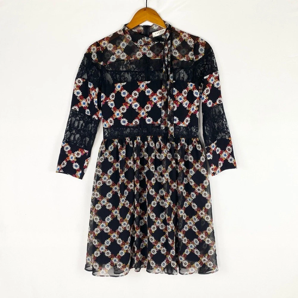 Robe Sandro Noelia Verte Plissée Midi Sans Manches - Taille 38 EU, Neuve Avec Défauts | Style élégant Col Découpé