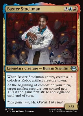 Baxter Stockman (NM) Magic Teenage Mutant Ninja Turtles MTG