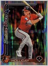 2025 Topps Jackson Holliday Tinsel Future Stars Baltimore Orioles Baseball #220