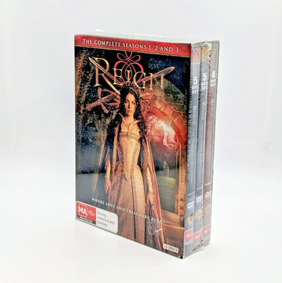 REIGN Complete Seasons 1 2 and 3 DVD Box Set Brand New Sealed Region 4 MA15+