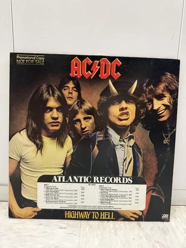 AC/DC Highway to Hell Vinyl LP Atlantic SD19244 Promo Stereo 12" Classic Rock