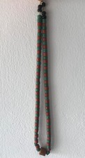 NAGALAND GLASS BEAD NECKLACE KONYAK TRIBE SHANGNYU VILLAGE MON DISTRICT 1900&rsquo;S