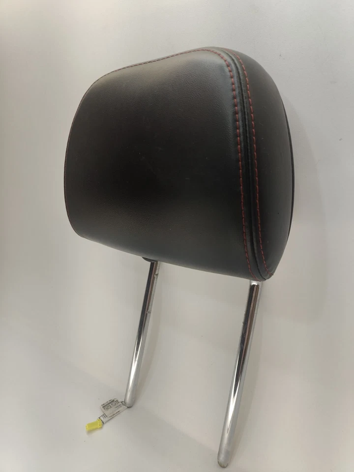 Оригинальный активный передний подголовник Dodge Journey 2010–2020 годов выпуска из черной кожи с красной строчкой - Изображение 2 из 4