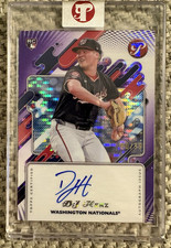 2025 Topps Pristine DJ HERZ Purple Refractor Auto 60/99 #PA-DHE Nationals RC ENC