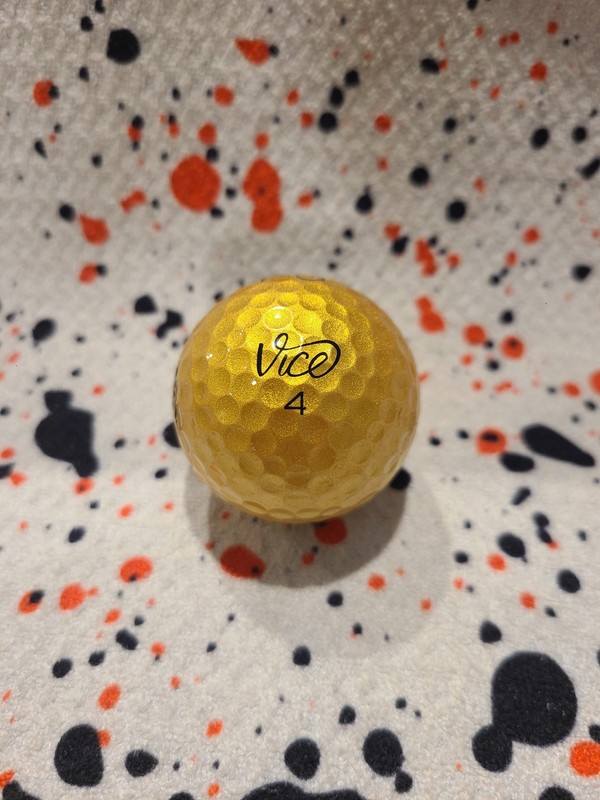 Vice Golf Pro Plus "EXTRA BUTTER - HAPPY GILMORE” 1 Ball - Brand New - Very Rare