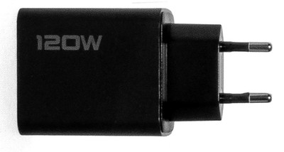 USB Schnellladegerät 4-Port 120W für iPhone Samsung Xiaomi QC PD Schwarz