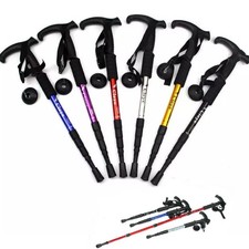 Cane Walking Stick Adjustable Folding Walking Aluminum Collapsible Travel Hiking