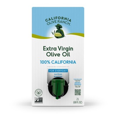 California Olive Ranch, 100% California Bag-in-Box Extra Virgin Olive Oil, 2L