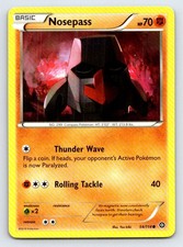 Nosepass 54/114 Common Steam Siege Pokemon Moderately Played