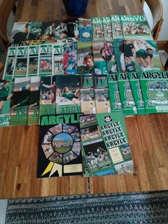 Collection Of Plymouth Argyle Football Programmes