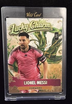 2026 Wild Card Lionel Messi Inter Miami MLS Lucky Charm SLSCLhb1-LM Hat #1/1