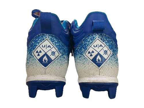 Under Armor Blue Baseball or Football Cleats Size 7.5 Men’s - Picture 3 of 6