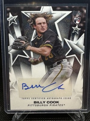 Billy Cook Topps Baseball Stars RC Auto