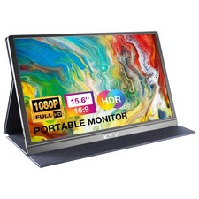 Portable Monitor 15.6inch 1080P FHD USB-C, HDMI Computer Display HDR IPS Gami...
