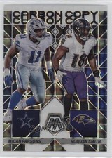 2023 Panini Mosaic Carbon Copy White Prizm 18/25 Micah Parsons Roquan Smith 07i7