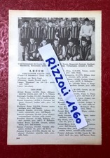 LECCO-COMO PAGINA /RITAGLIO ALMANACCO CALCIO RIZZOLI 1960