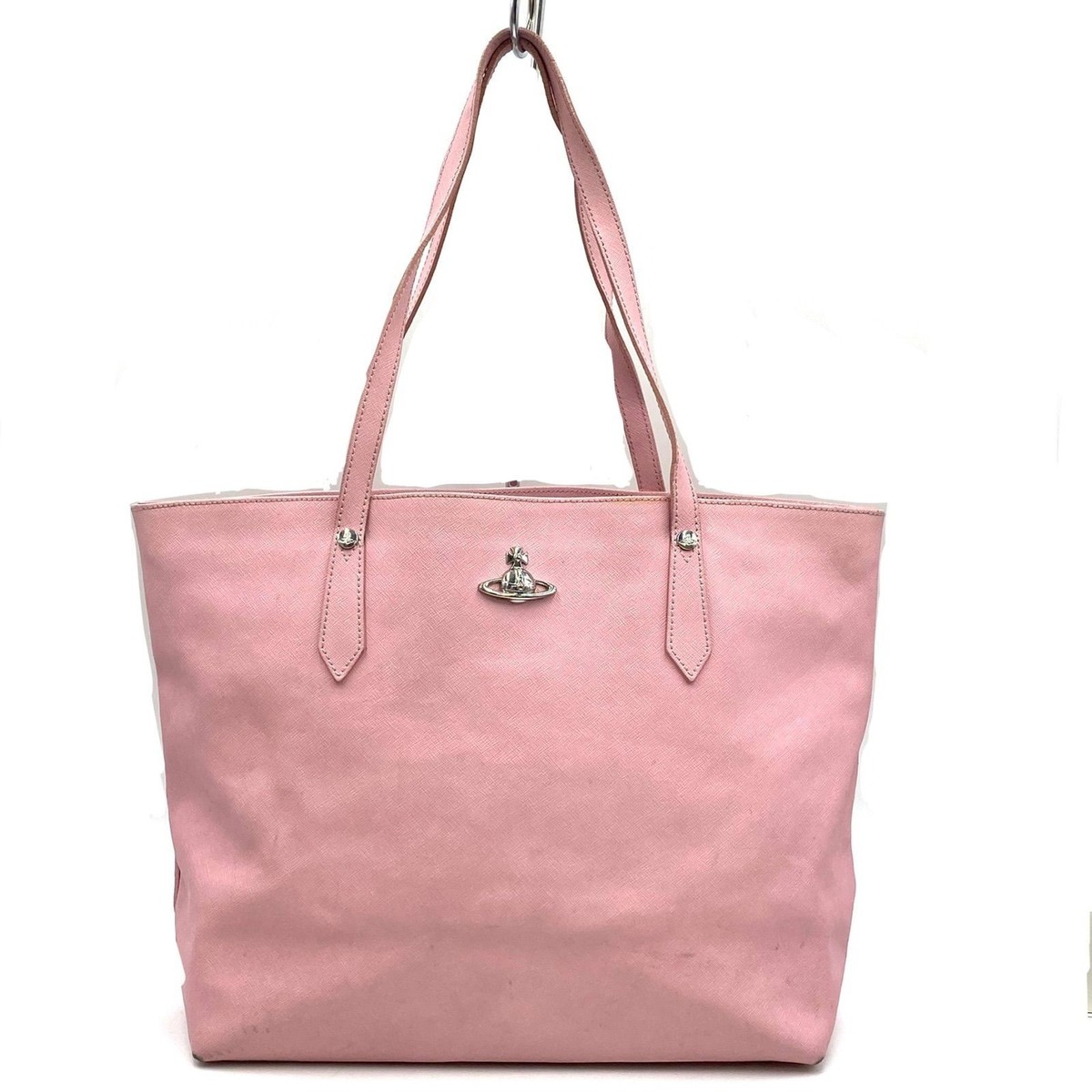 Authentic Vivienne Westwood Tote bag Handbag Pink Orb Women's