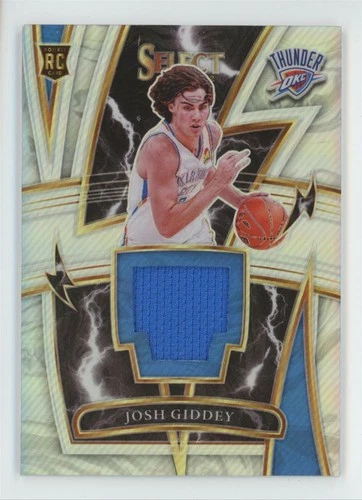Josh Giddey 2021-22 Panini Select Sparks RC Jersey #SP-JGD Oklahoma City Thunder