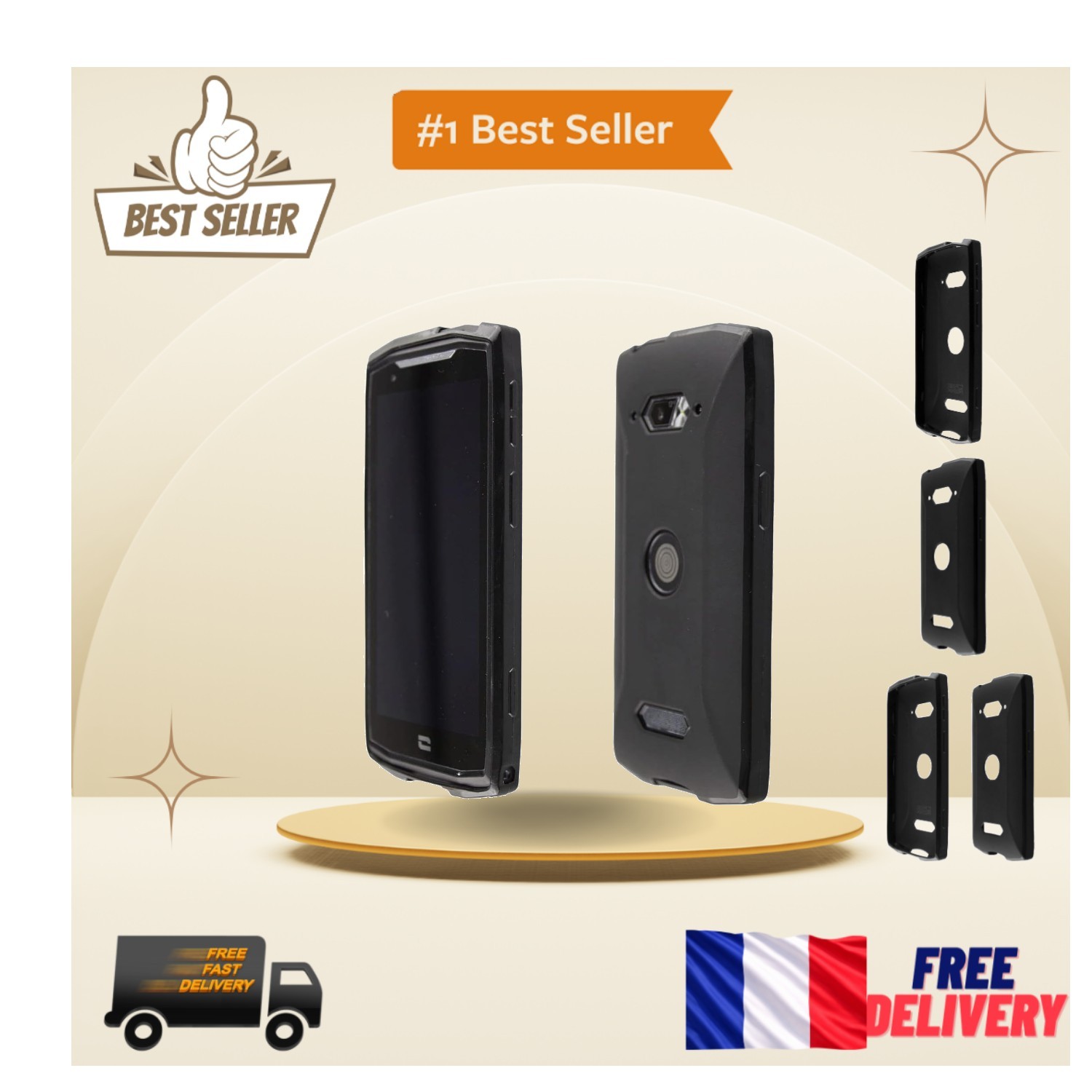 Housse Crosscall Core-M5 Caseroxx coque souple idéale pour les chantiers et sorties outdoor