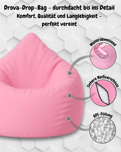 PatchHome Sitzsack XL- Jumbo Sitzkissen Bodenkissen Kinder und Erwachsene - Bild 201 von 203