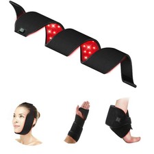 Red Light Therapy Belt for Body, 37'' Cordless Red Infrared Light Wrap for Ne...
