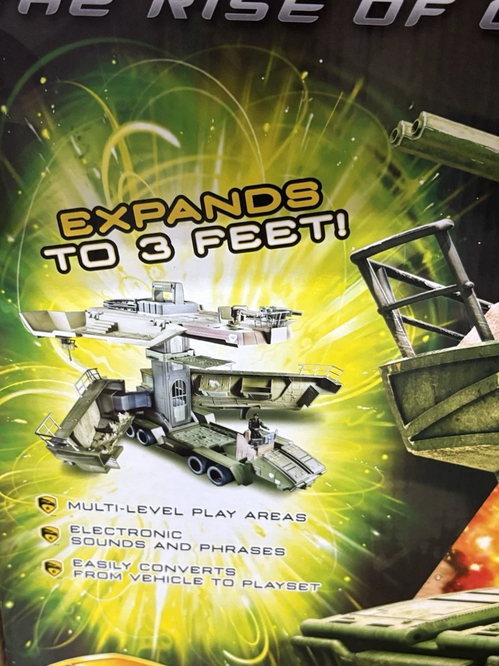 GI JOE PIT MOBILE HEADQUARTERS RISE OF COBRA 2009 Sealed - Image 4 of 4