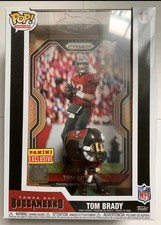 NFL Funko Pop Trading Card Tom Brady Panini Exclusive Gold Prizm