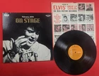 Elvis "On Stage" LSP-4362 RARE 1ST Pressing, Orange Label Rigid Vinyl from 1970
