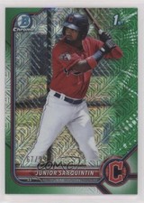 2022 Bowman Mega Box Green Mojo Refractor 67/99 Junior Sanquintin #BCP-80 0t3l