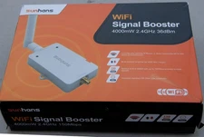 SUNHANS 2.4GHz 4000mW (36dBm) Wireless WiFi R/C Antenna Signal Booster Open Box