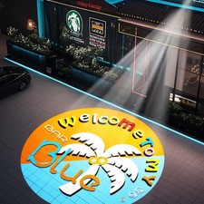 50W LED Logo GOBO Projector DJ Effect Light Including Free Custom Glass GOBO ...