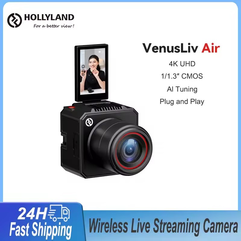 Hollyland VenusLiv Air Wireless Video Camera 4K UHD AI Tuning Live