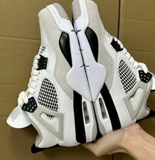 Jordan Air Jordan 4 Military Black Men’s US 10 White/Black Mid Top Sneakers