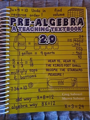 Teaching Textbooks Pre-Algebra 2.0 Textbook And Answer Key/Test Booklet