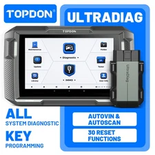 🔥TOPDON UltraDiag 30 Reset Key Programming Full System OBD2 Diagnostic Scanner 