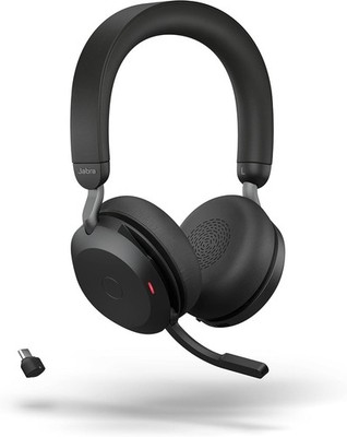 Jabra Evolve2 75 Wireless Headset - Black, USB-C, UC P/N  27599-999-899