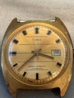 1973 Timex Viscount Calendar Automatic Watch. Running for repair. GB case.