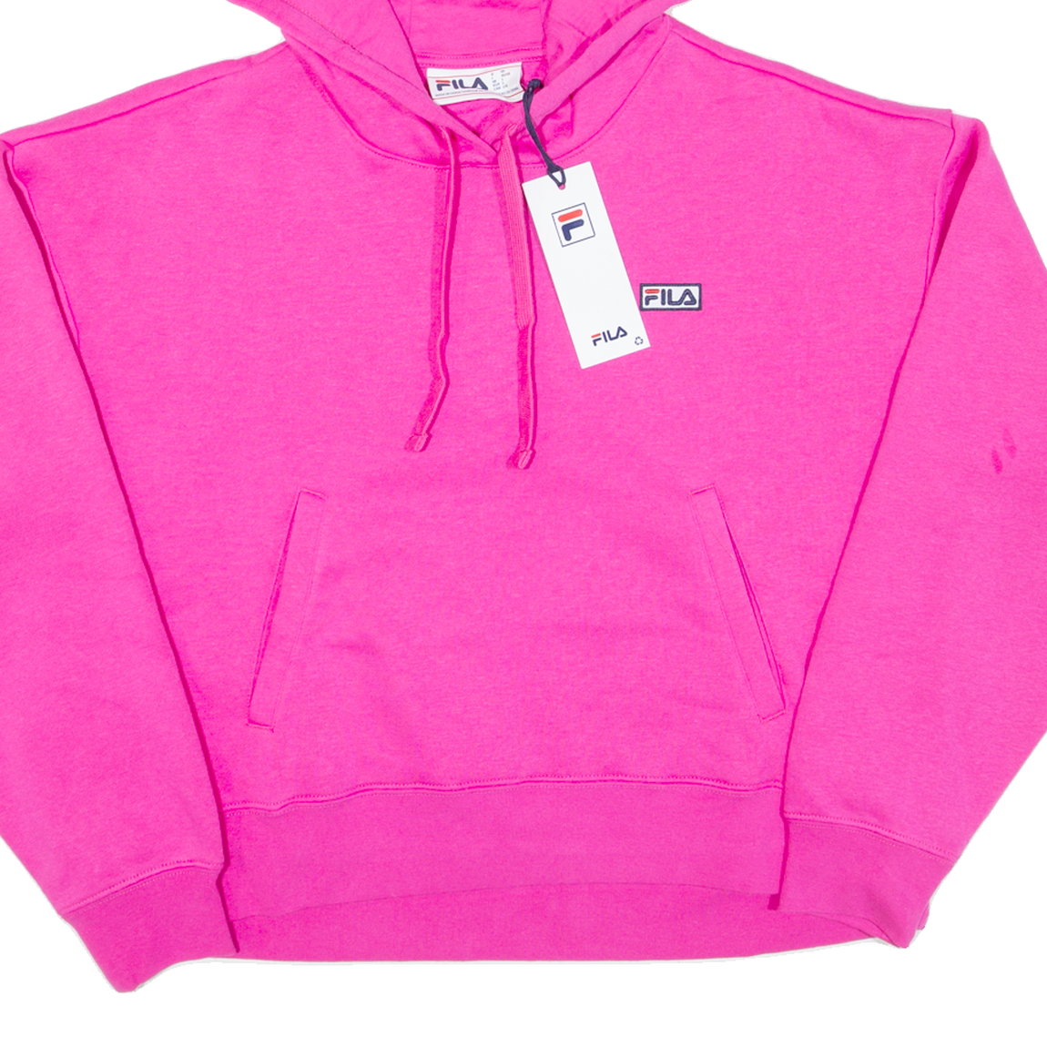 FILA Cropped Felpa con Cappuccio Donna Rosa L