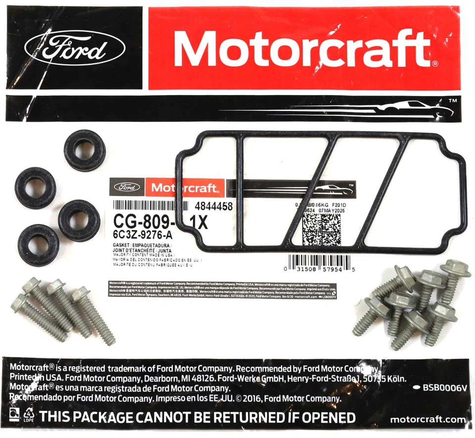 6.0L Powerstroke HFCM Fuel Pump Gasket & OEM Upgraded WIF Drain Plug Kit CG-809 - Image 3 of 4