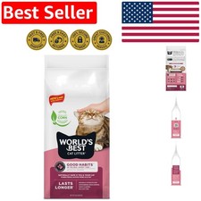8lb Multi-Cat Flushable Corn Litter Lightweight, Quick Clumping Odor Control