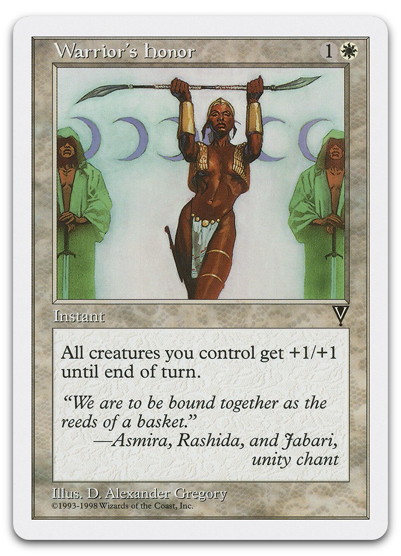 Warrior's Honor (LP) Anthologies ATH Magic MTG