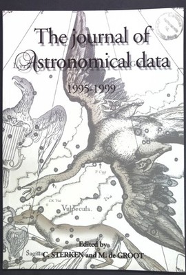 The Journal of Astronomical Data 1995-1999, Volumes 1-5; Sterken, C. and M. de G