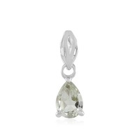 Cavill GrüNer Amethyst AnhäNger 0,55Ct Tropfen Tropfenform Silber