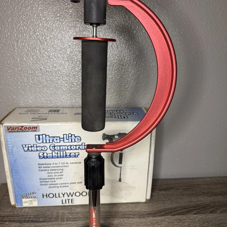 VariZoom Ultra-Lite Video Camcorder Stabilizer 2-7 Pounds Cameras Italy Gimbal - Image 4 of 4
