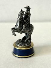 1983 Franklin Mint Civil War Chess Piece - Union Knight, George Armstrong Custer