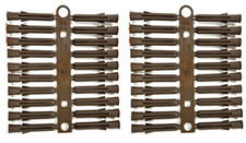 Talon Brown P3ES Wall Plug Plastic 2 way Expansion Fixing Wall Plugs 20pk-1000pk